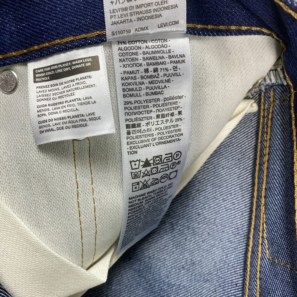 Levis Jeans Mens 32x32 Blue Denim 517 Bootcut Dark Wash Western Cowboy Rodeo